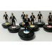 Subbuteo Andrew Table Soccer Panionios 2016-2017 3rd kit on Hasbro Classic Bases 